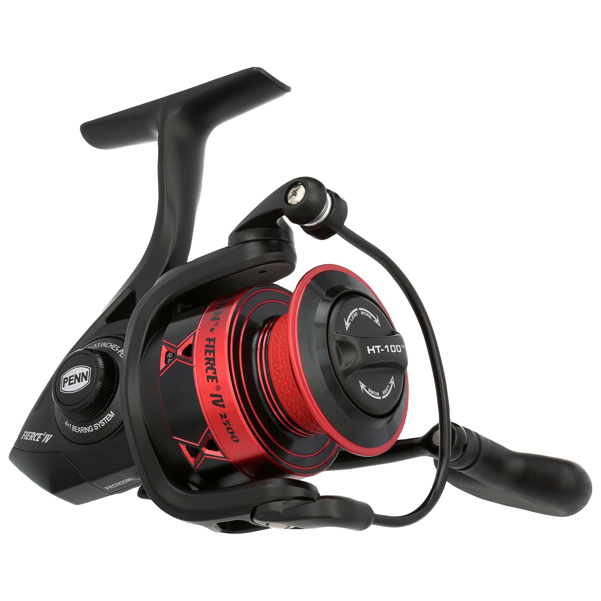 Fierce® IV Spinning Fishing Reel - Lightweight Saltwater & Freshwater Spinning Reel with Smooth Drag System - Perfect for Surf Fishing, Pier Fishing, and Bass Angling