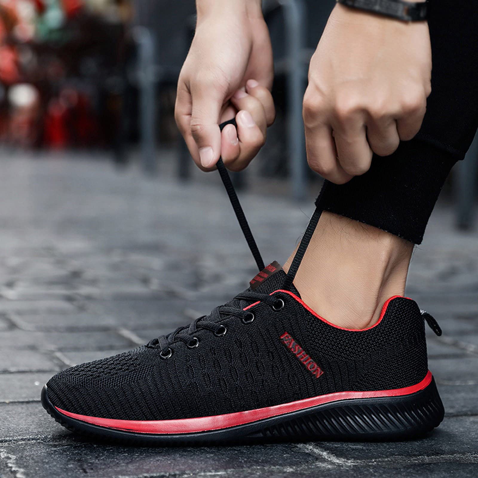 Comfortable Walking Shoes for Women & Men - Lightweight Breathable Lace-Up Sneakers with Soft Non-Slip Sole - Perfect for Running, Workouts & Daily Wear