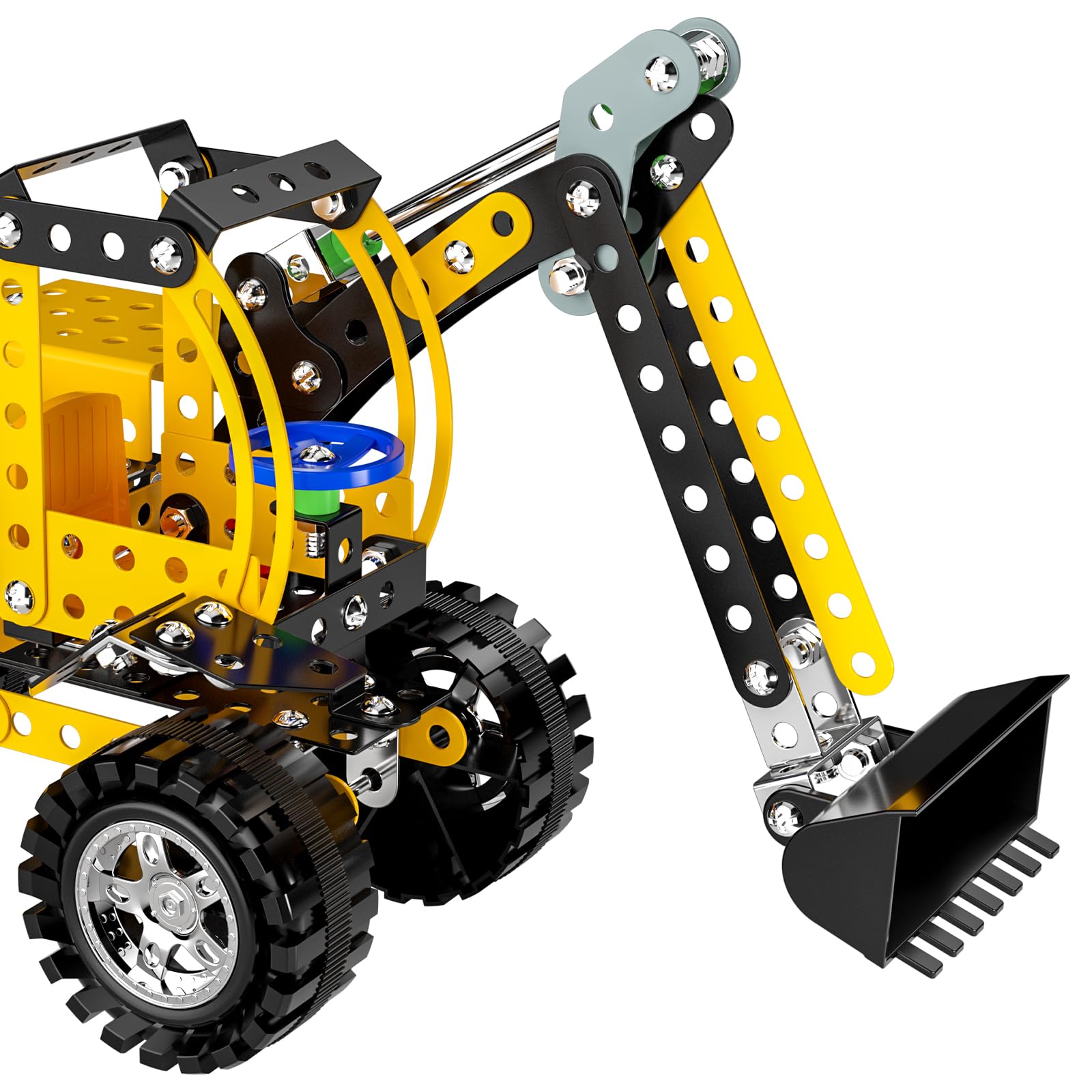 Lucky Doug STEM Building Toys for Kids Ages 8-12 - Metal Construction Model Kit with DIY Building Blocks | Educational Engineering Toys for Boys & Girls | Perfect for School Projects, Birthday Gifts & Creative Play