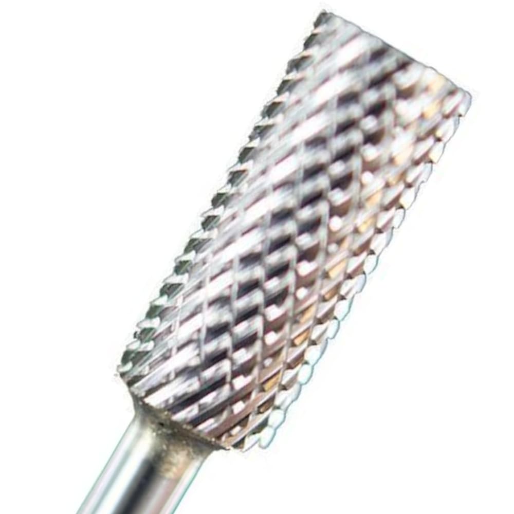 Medicool Silver Carbide Small Barrel Two-Way Nail File for Shaping & Shortening - Perfect for Acrylic & Gel Nails (3/32