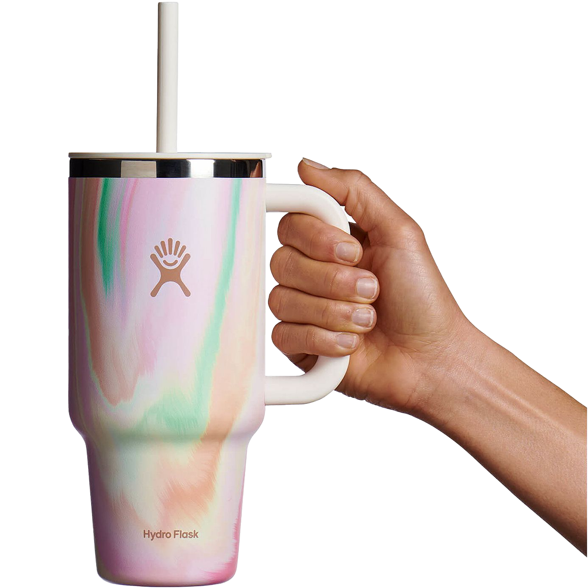 32 oz Insulated Stainless Steel Travel Tumbler with Lid & Straw - Leakproof Vacuum Mug for Hot & Cold Drinks - Perfect for Commuting, Camping, Office & Gym Use