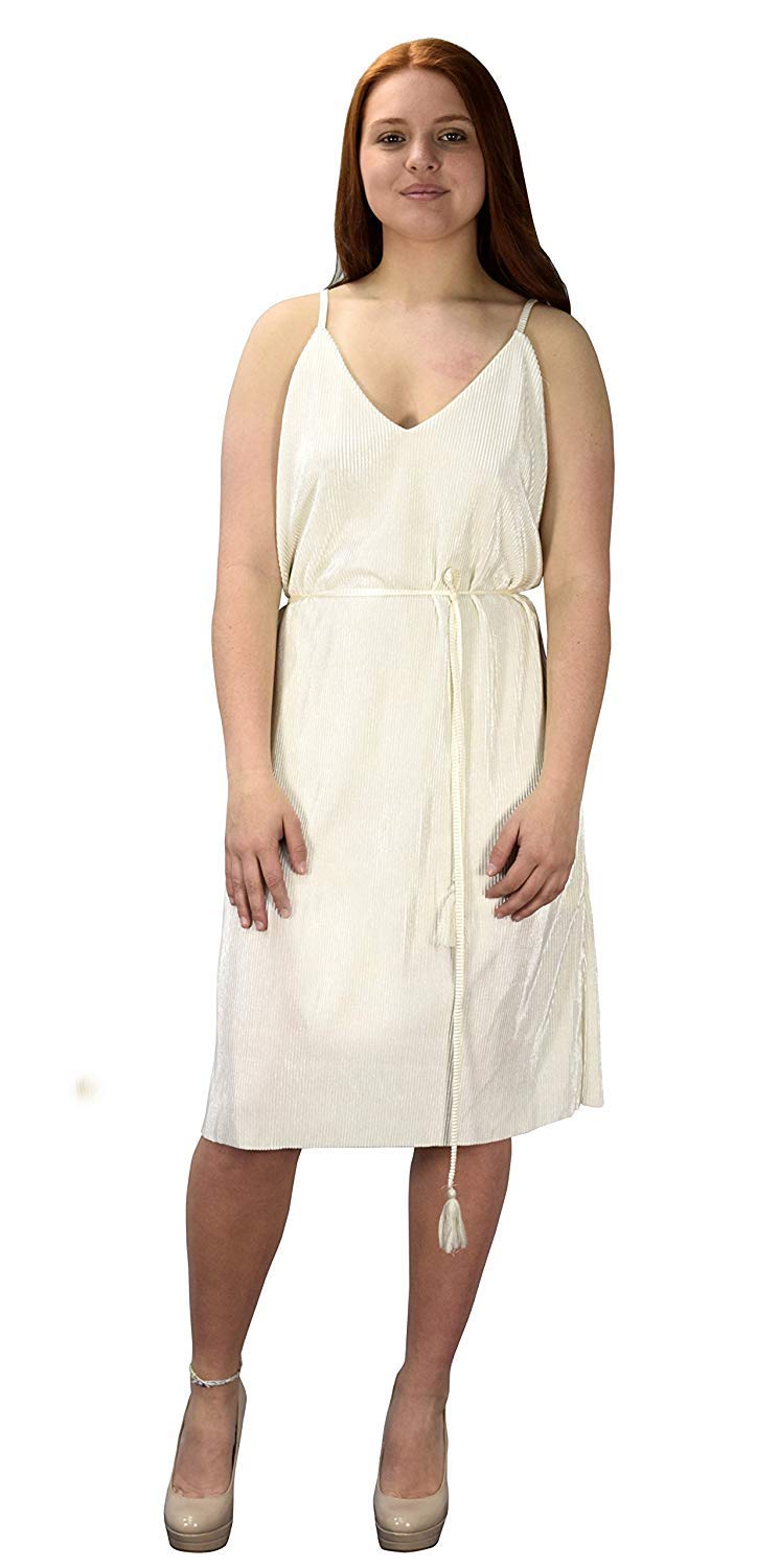 Vintage Women's Sexy Cocktail Party Dress - Boho Midi Dress with Spaghetti Straps - Perfect for Evening Parties, Date Nights & Summer Weddings