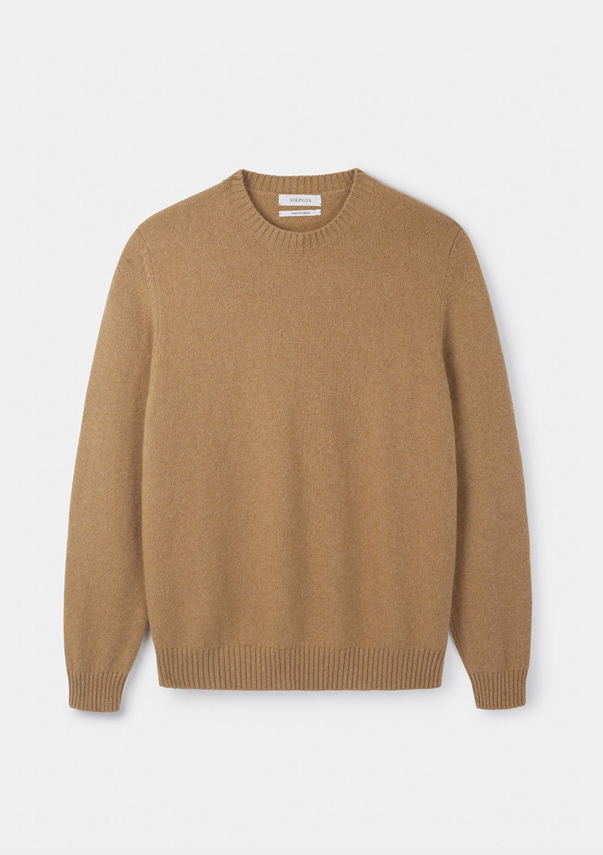 Premium Camel Cashmere Crew Neck Sweater for Women & Men - Soft & Warm Winter Pullover - Perfect for Office, Travel & Casual Outfits