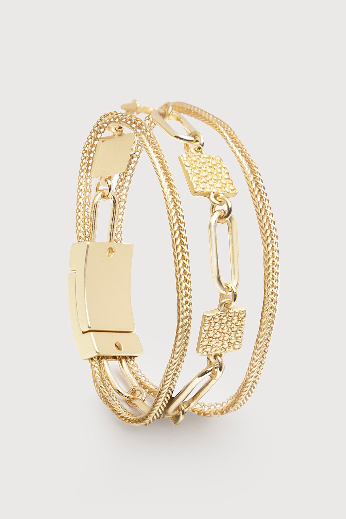 Hammered Gold Chain Link Bracelet for Women - Elegant & Durable Jewelry for Everyday Wear, Parties & Gifts