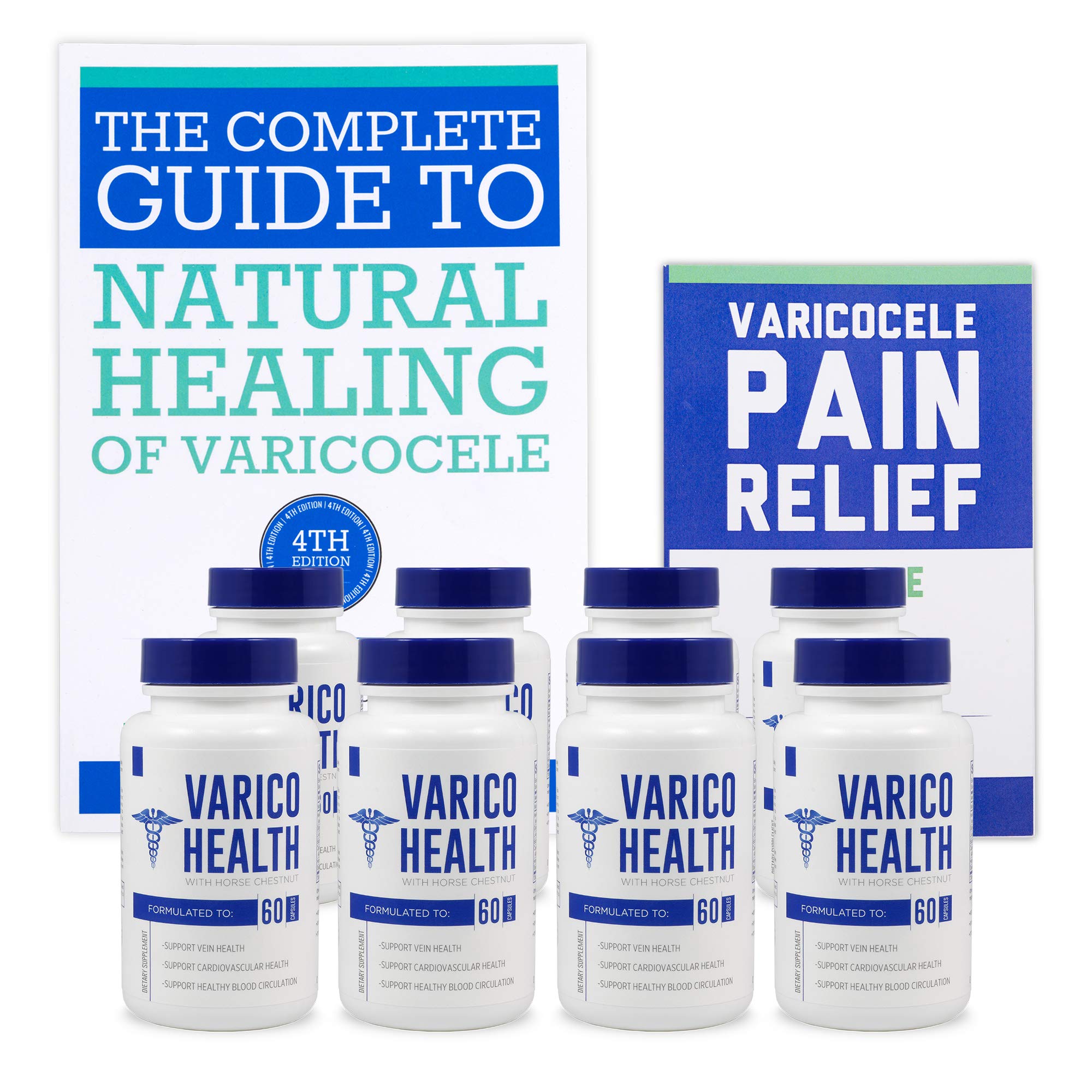 160-Day Varicocele Home Treatment Program - Natural Relief & Pain Management for Men | Improve Circulation & Fertility at Home