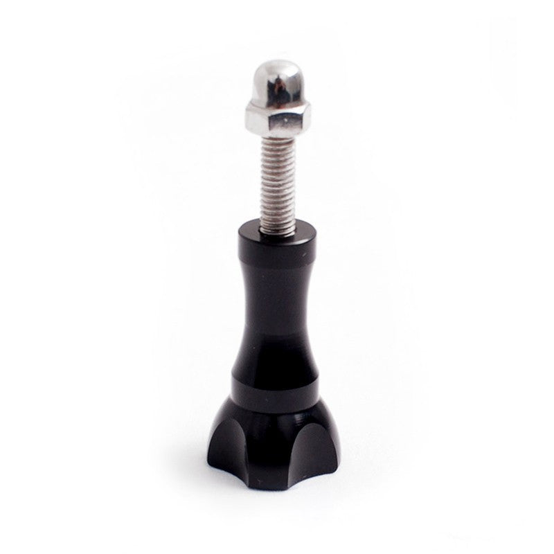 GoPole Aluminum Thumbscrew Mount for GoPro Cameras - Durable Black Tripod Adapter for Action Shots, Vlogging & Outdoor Adventures