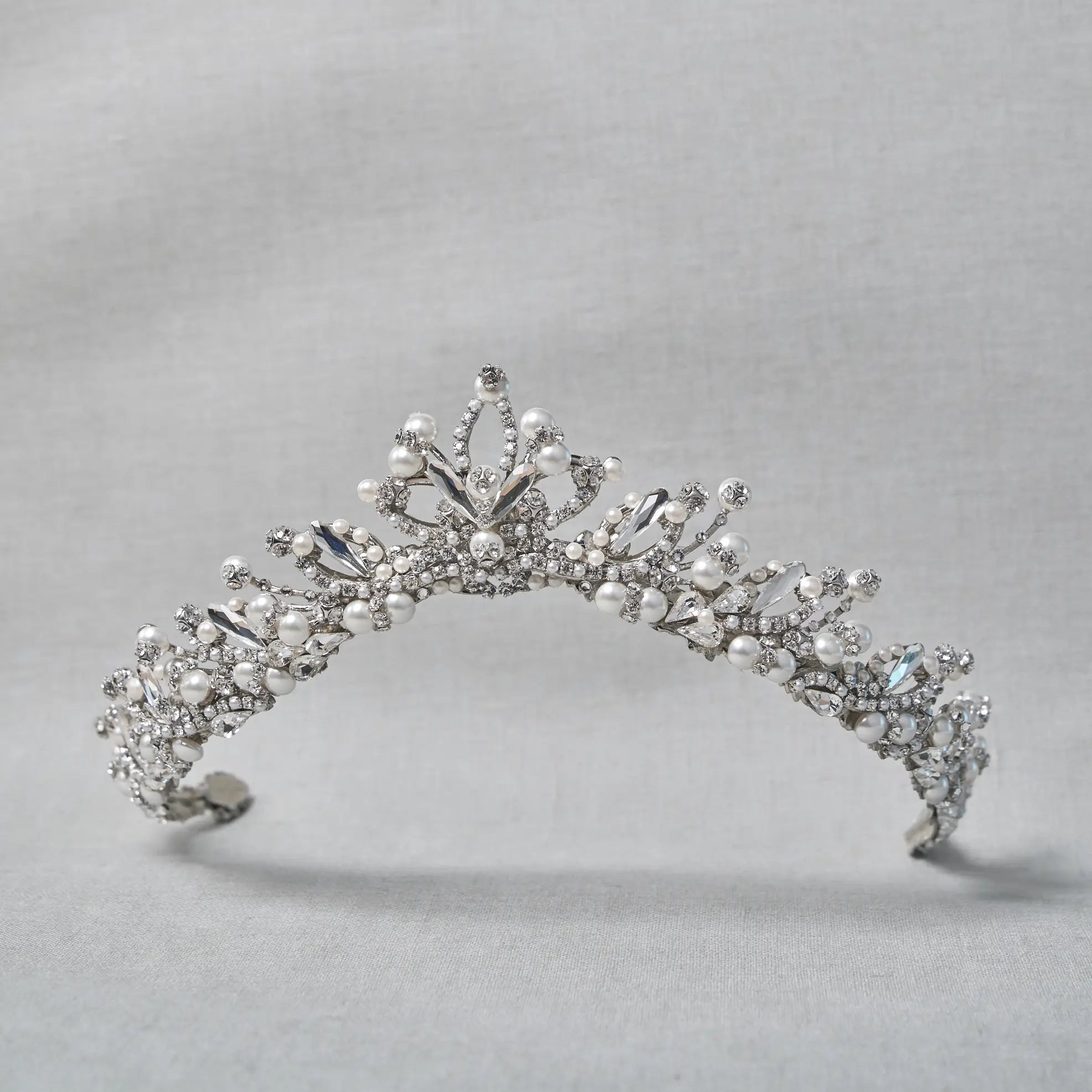 Alina Crown - Elegant Rhinestone Tiara for Women & Girls | Perfect for Weddings, Prom, Pageants & Special Occasions