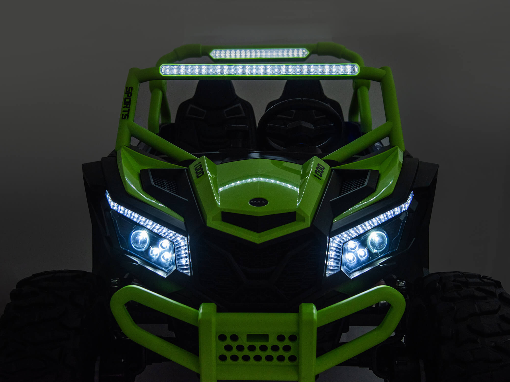 24V Ridington MAX R All-Terrain Ride-On Buggy with Parental Remote Control - Green Electric Kids Car for Outdoor Adventure & Backyard Play