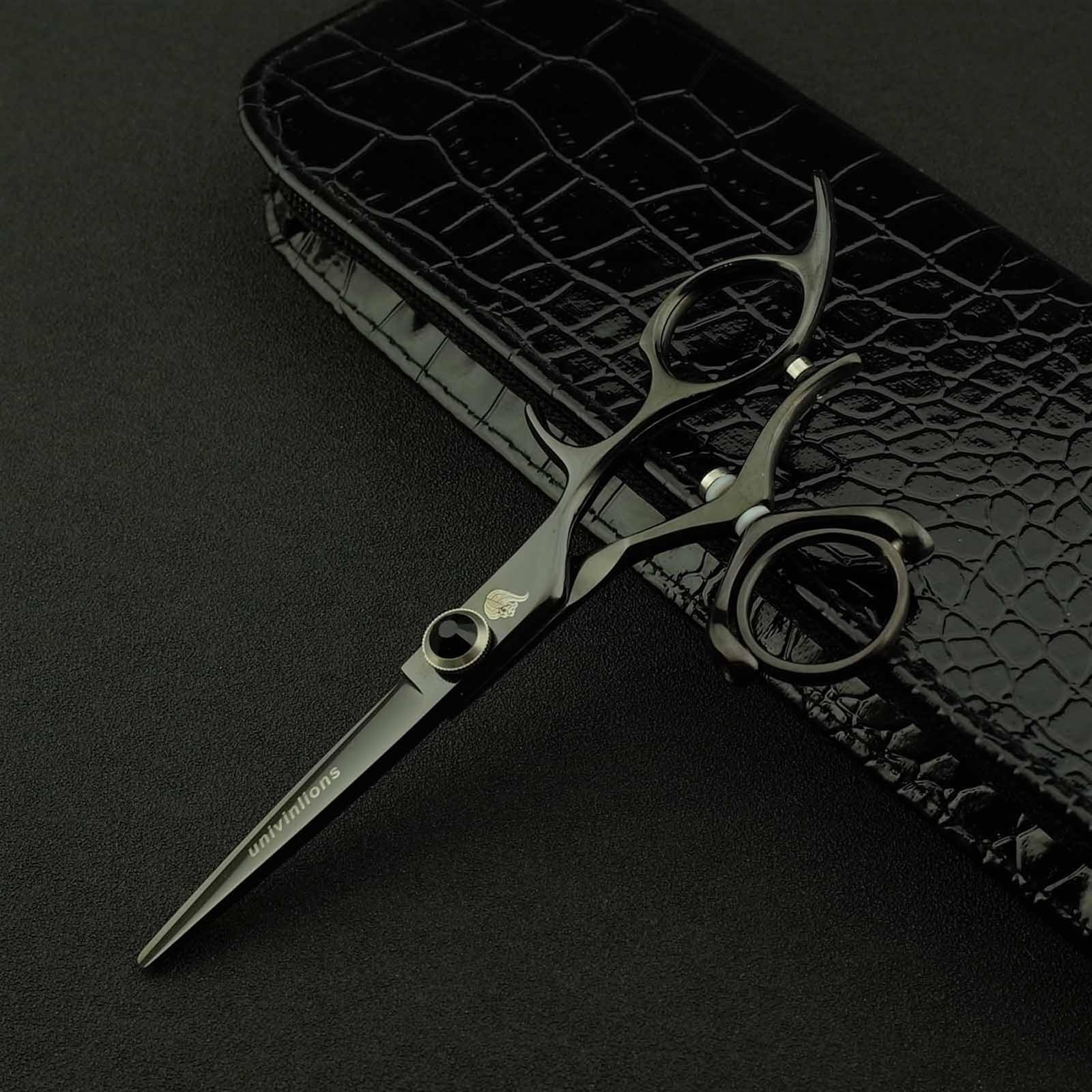 5.5 Inch Japanese Hair Cutting Scissors - Professional Rotating Barber Shears with Pivot Screw for Precision Haircuts | Perfect for Salon Styling, Trimming & Hairdressing
