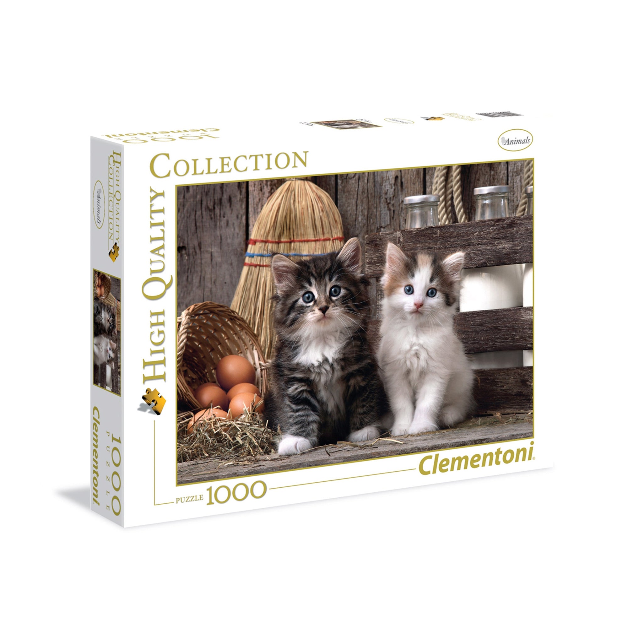 1000 Piece Lovely Kittens Jigsaw Puzzle - Fun Family Activity & Home Decor for Cat Lovers