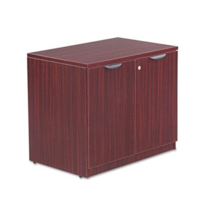 Alera Valencia Series Storage Cabinet - 2-Door Metal File Cabinet with Lock, Letter/Legal Size - Perfect for Office, Home, or Classroom Organization