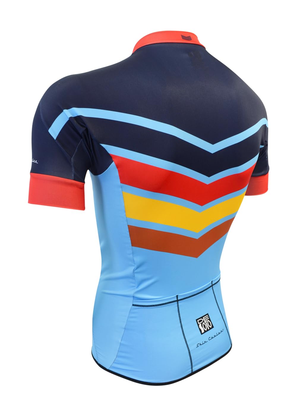 De Soto Skin Cooler Full Zip Triathlon Top - Breathable Short Sleeve Cycling Jersey for Men & Women | Perfect for Triathlons, Cycling & Outdoor Sports