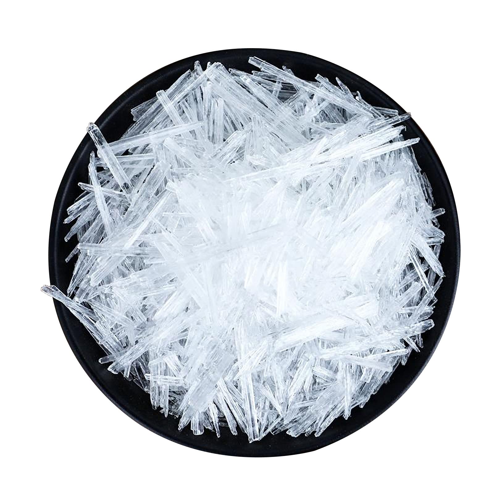 100% Pure Natural Organic Menthol Crystals 1lb - Aromatherapy Peppermint Essential Oil for Shower Steamers, Humidifiers & DIY Skincare | Resealable Bulk Bag | Mentha Arvensis Mint Extract | Perfect for Relaxation, Cold Relief & Home Spa