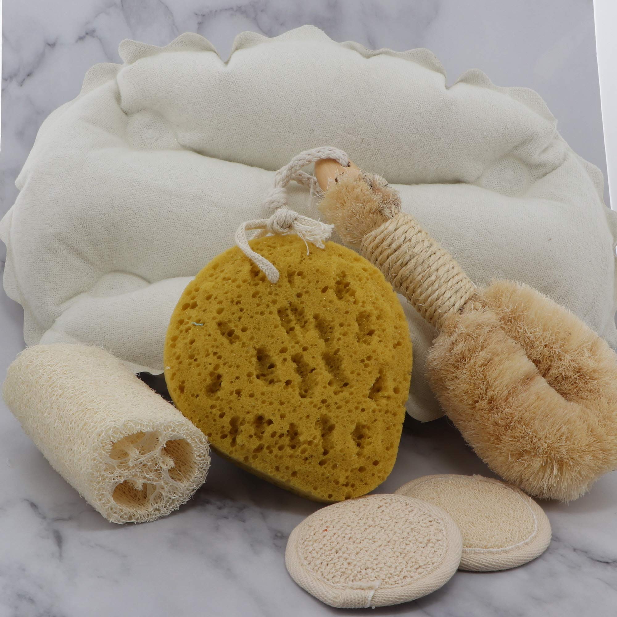 Natural Sea Sponge for Bath & Shower | Eco-Friendly Body Scrub & Exfoliator | Perfect for Sensitive Skin & Luxury Spa Experience at Home