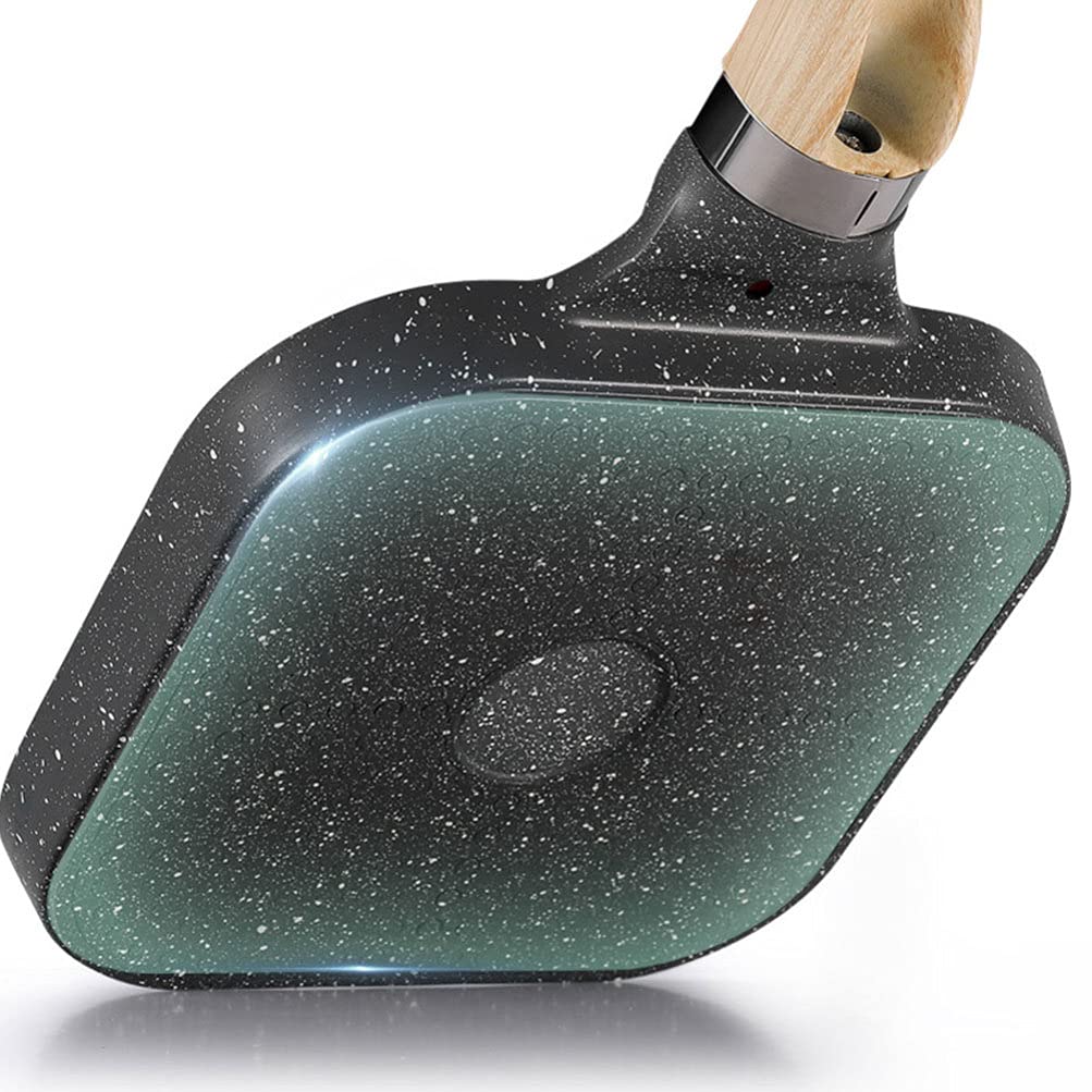 Non-Stick Aluminum Egg Frying Pan - Omelet Skillet for Perfect Fried Eggs, Pancakes & Breakfast - Induction & Gas Stove Compatible - Ideal for Cooking Breakfast, Sandwiches, Burgers & More