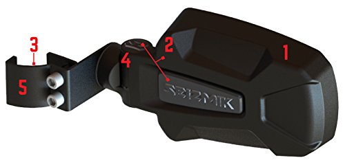 2018 Can-Am Maverick Trail Pursuit Side View Mirrors by Seizmik 18073 - Durable ATV Mirrors for Off-Road Adventures & Trail Riding