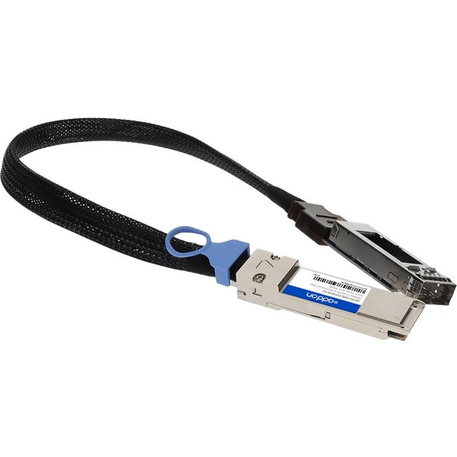 200G QSFP56 DAC Cable 36cm (0.36m) Passive Twinax Direct Attach Copper Cable 30AWG - High-Speed Data Center & Server Connectivity for Cloud Computing & Network Switches