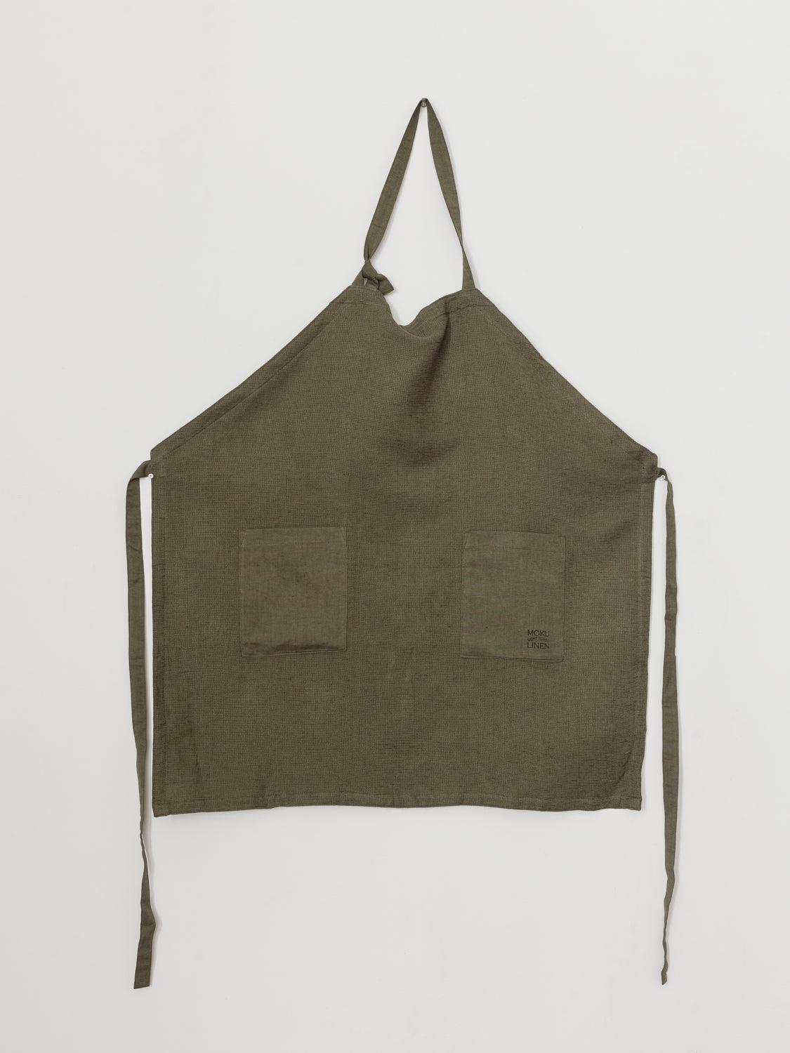 Premium Linen Apron for Cooking, Baking & BBQ - Breathable & Stylish Kitchen Apron for Chefs, Home Cooks & Grilling Enthusiasts - Perfect for Home, Restaurant & Outdoor Use