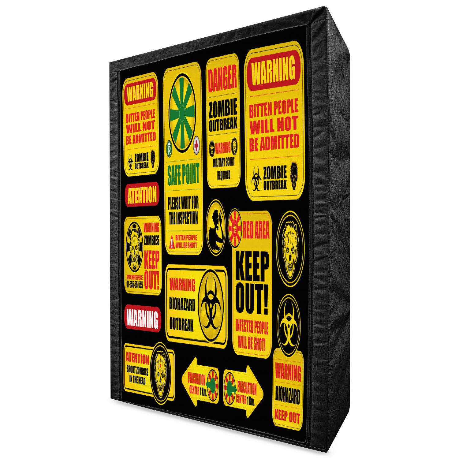 Ambesonne Zombie Apocalypse Fabric Wardrobe - 42.5