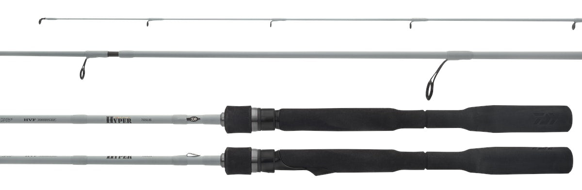 Daiwa 19 TD Hyper Spin Fishing Rod - Lightweight Carbon Fiber Freshwater & Saltwater Fishing Rod for Bass, Trout, and Walleye - Perfect for Shore Fishing, Boat Fishing, and Tournament Angling