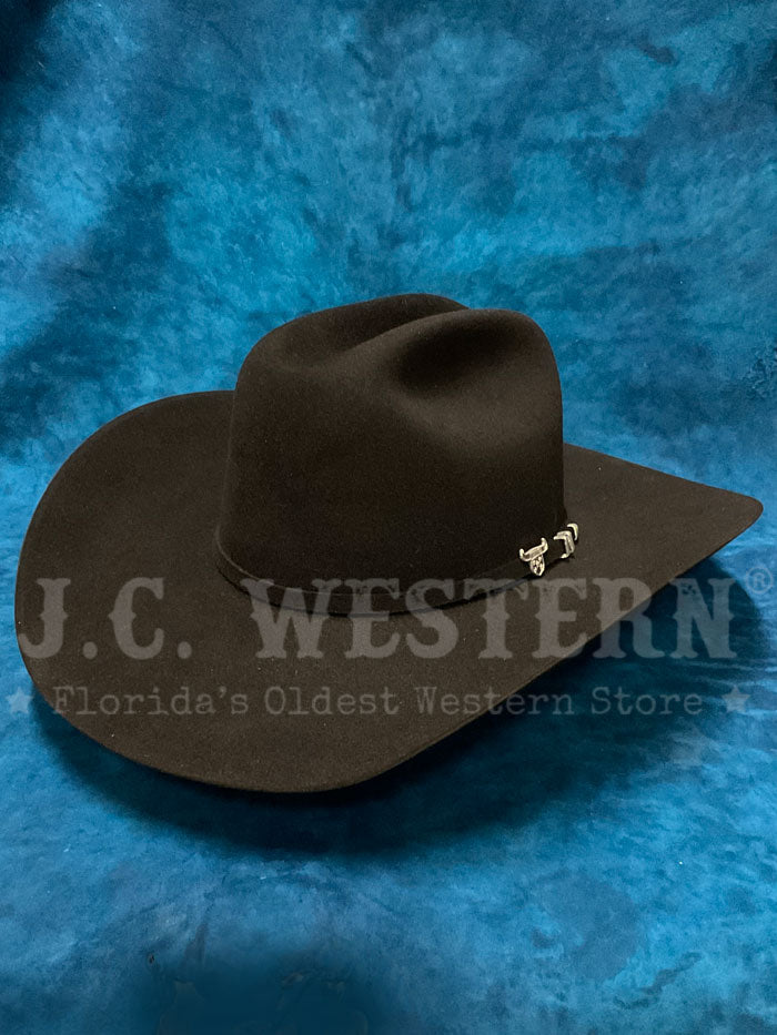 Resistol RFUSTR 724207 USTRC 6X Black Western Cowboy Hat for Men - Perfect for Rodeo, Horseback Riding & Country Style Fashion