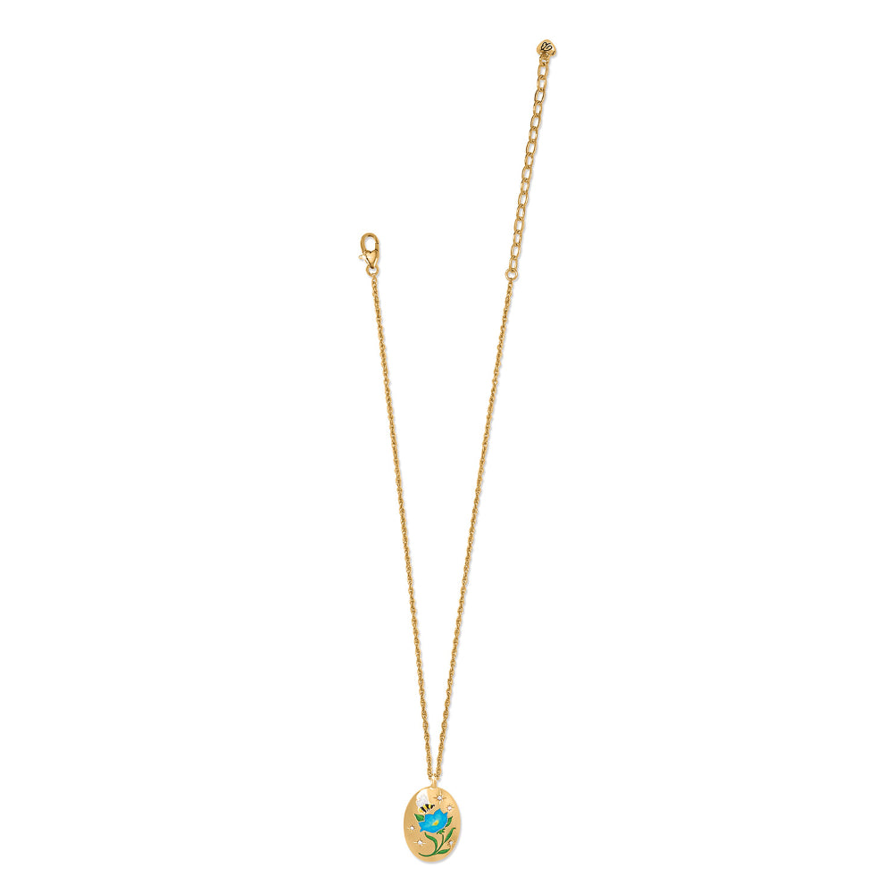 Brighton Reverie Flower Necklace - Elegant Floral Pendant Jewelry for Women | Perfect for Weddings, Parties & Everyday Wear