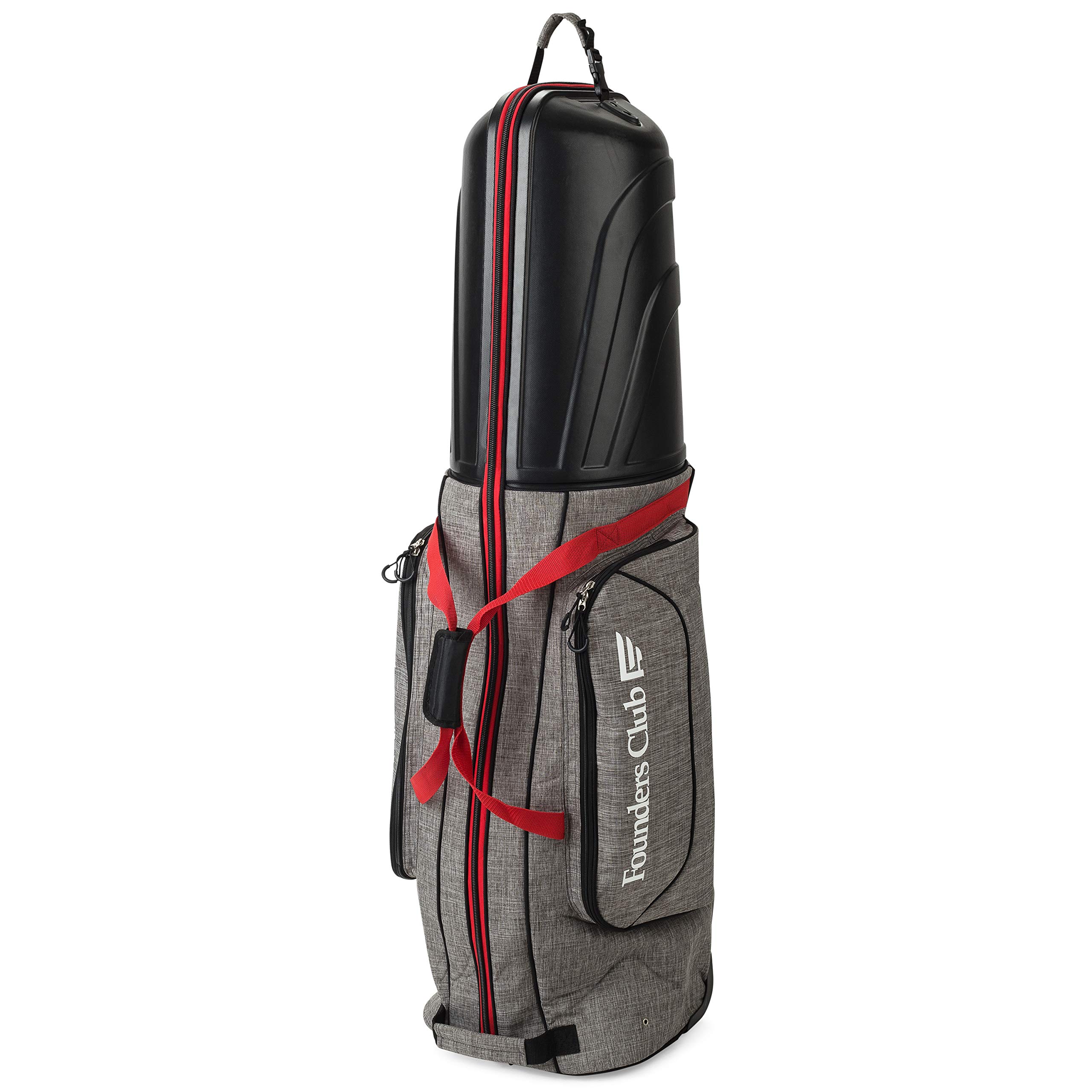 Founders Club Golf Travel Bag - Hard Shell ABS Golf Club Cover for Airline Travel - Perfect for Golf Vacations & Tournaments