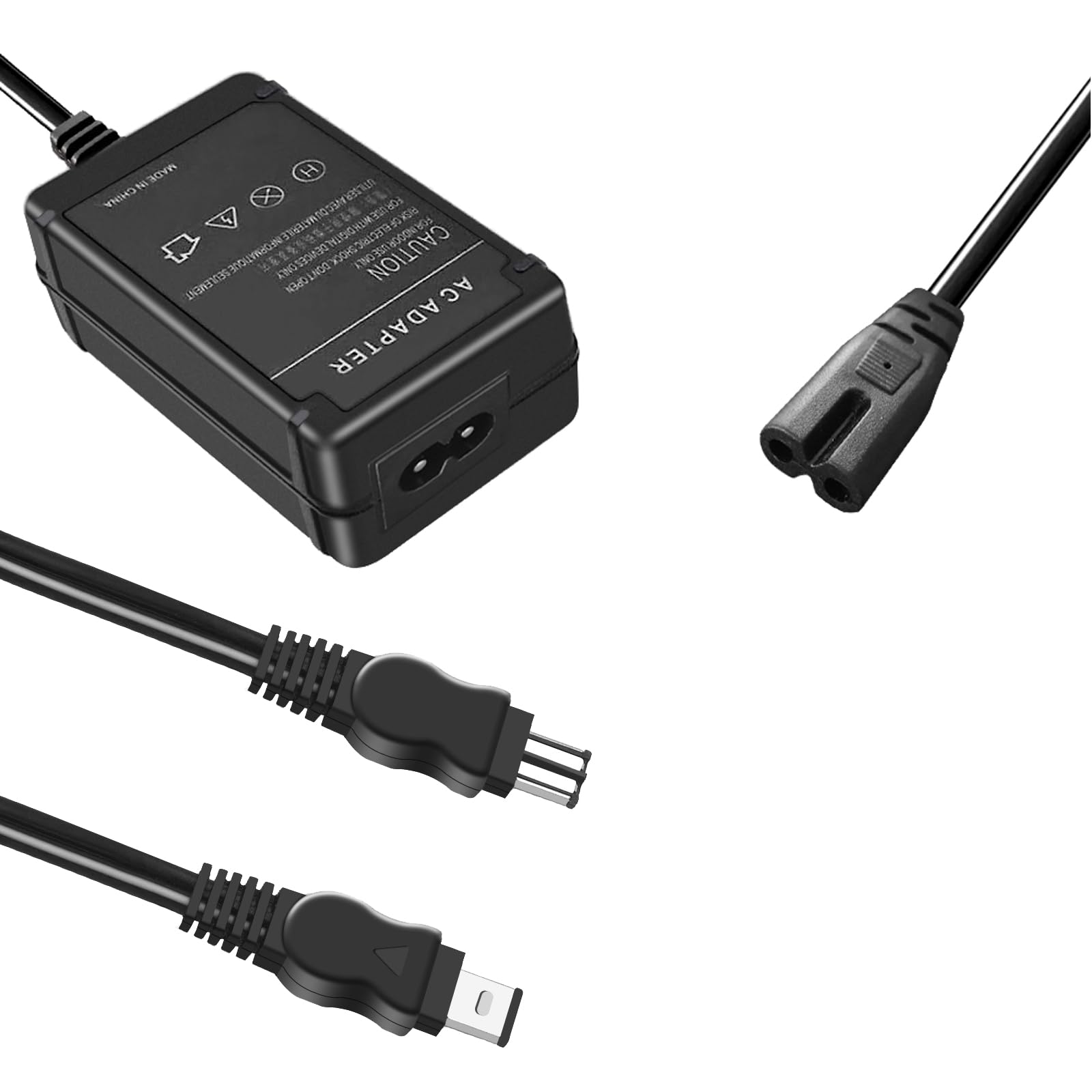 Original Sony AC-L100 Replacement Charger for Handycam Camcorder - Compatible with DCR-TRV128, TRV103, TRV130, TRV150, CCD-TRV108, TRV308 & Hi8 Models - Power Adapter Alternative for AC-L10A/L10B/L15A/L15B/L100A/L100B/L100C - Perfect for Travel Vlogging & Home Video Recording