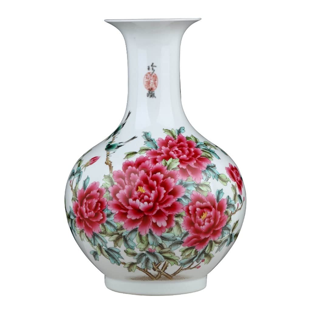 Large Ceramic Floor Vase for Home Decor - Modern Living Room & Office Flower Vase - Hydroponic & Dried Flower Display - Perfect for Centerpieces, Wedding Decor, and Interior Design (Color: A)