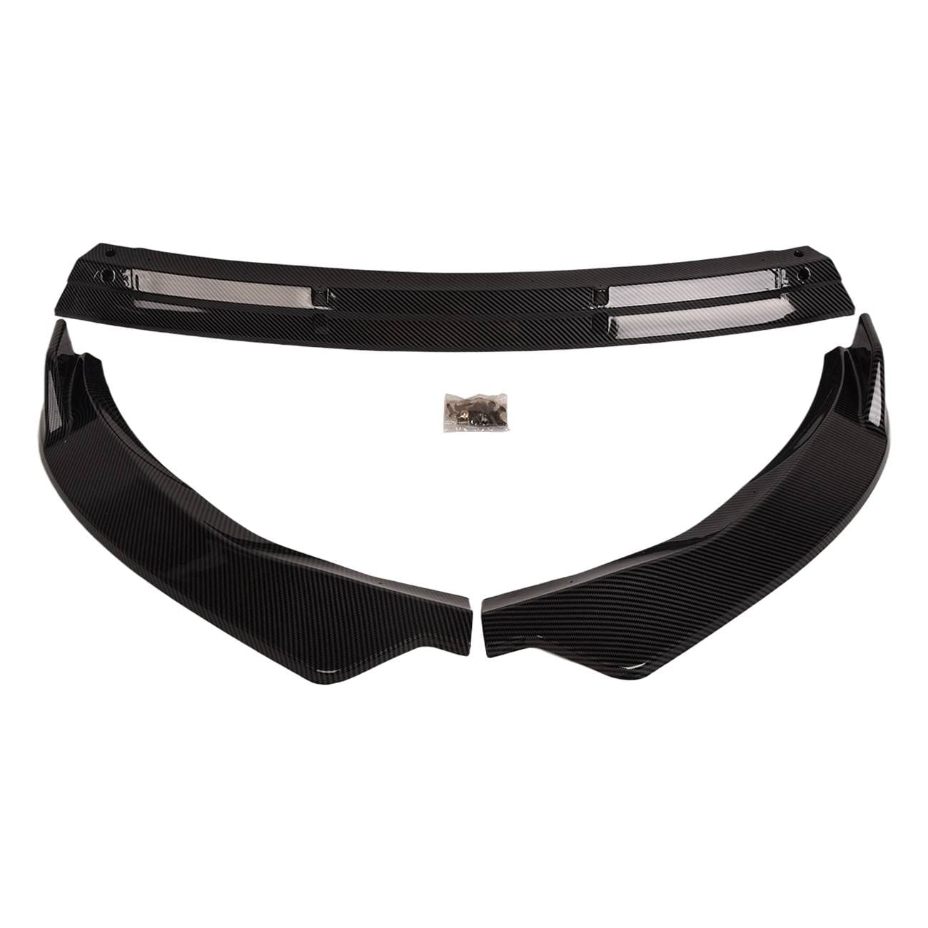 Carbon Fiber Front Bumper Lip Splitter for Mercedes C-Class W205 (2015-2021) - Aggressive Style Body Kit Upgrade for Enhanced Aerodynamics & Sporty Look | Perfect for Street Racing & Car Shows