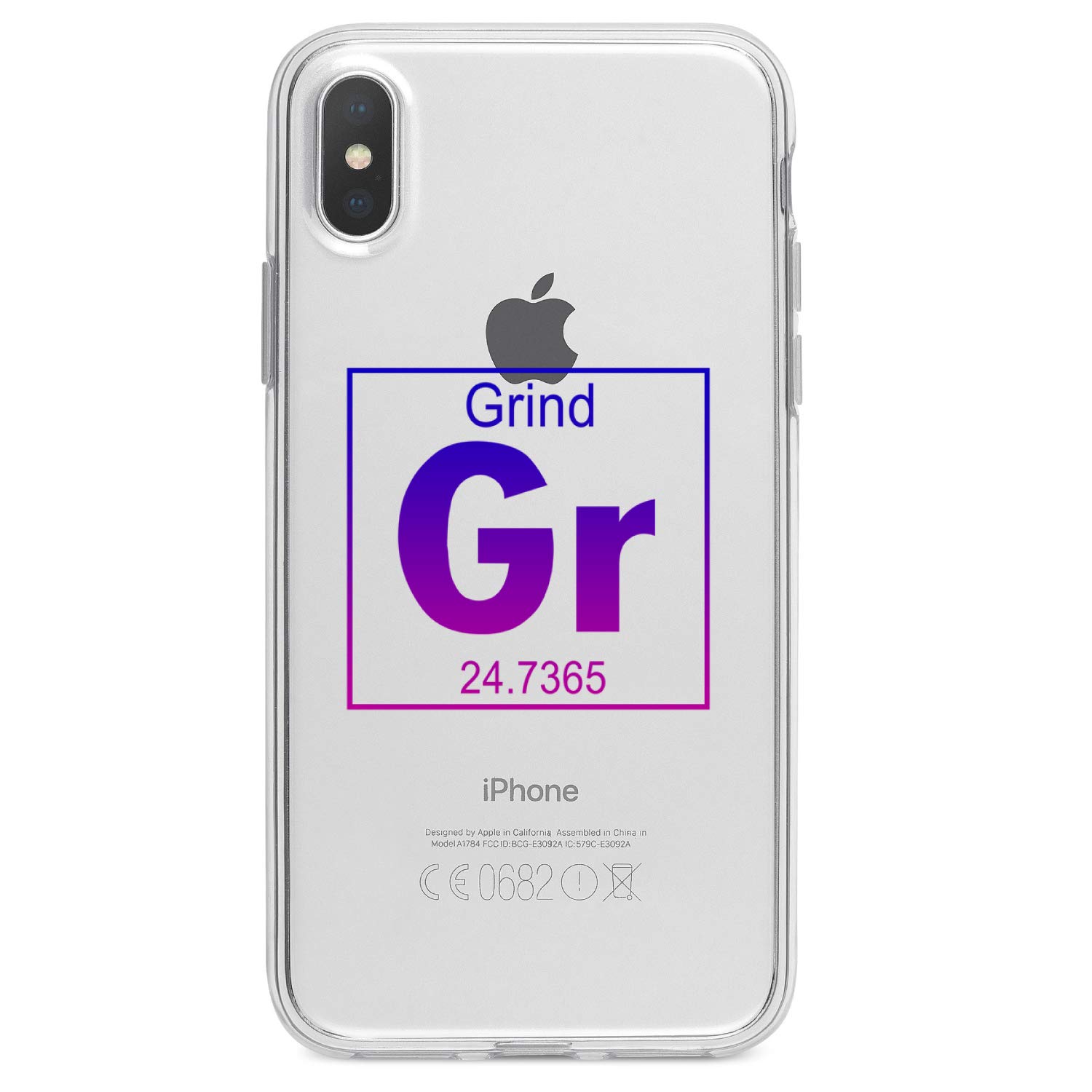 Shockproof Hybrid Case for iPhone Xs MAX (6.5 Inch) - Clear TPU Bumper with Acrylic Back & Tempered Glass Screen Protector - Durable Protection for Work, Travel & Daily Use