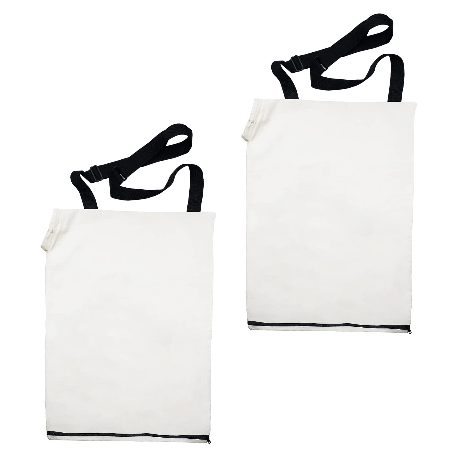 Toro Leaf Blower Vacuum Replacement Bag - Compatible with Models 108-8994, 137-2336, 127-7040, 51553, 51573, 51587, 51619 - Durable 2-Pack with Bottom Zip Design for Easy Emptying - Perfect for Fall Yard Cleanup & Landscaping Maintenance