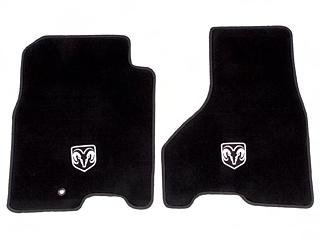 2006-2008 Dodge Ram Front Slate Floor Mats - OEM Mopar Replacement - Perfect for Trucks, Off-Roading & Daily Driving Protection