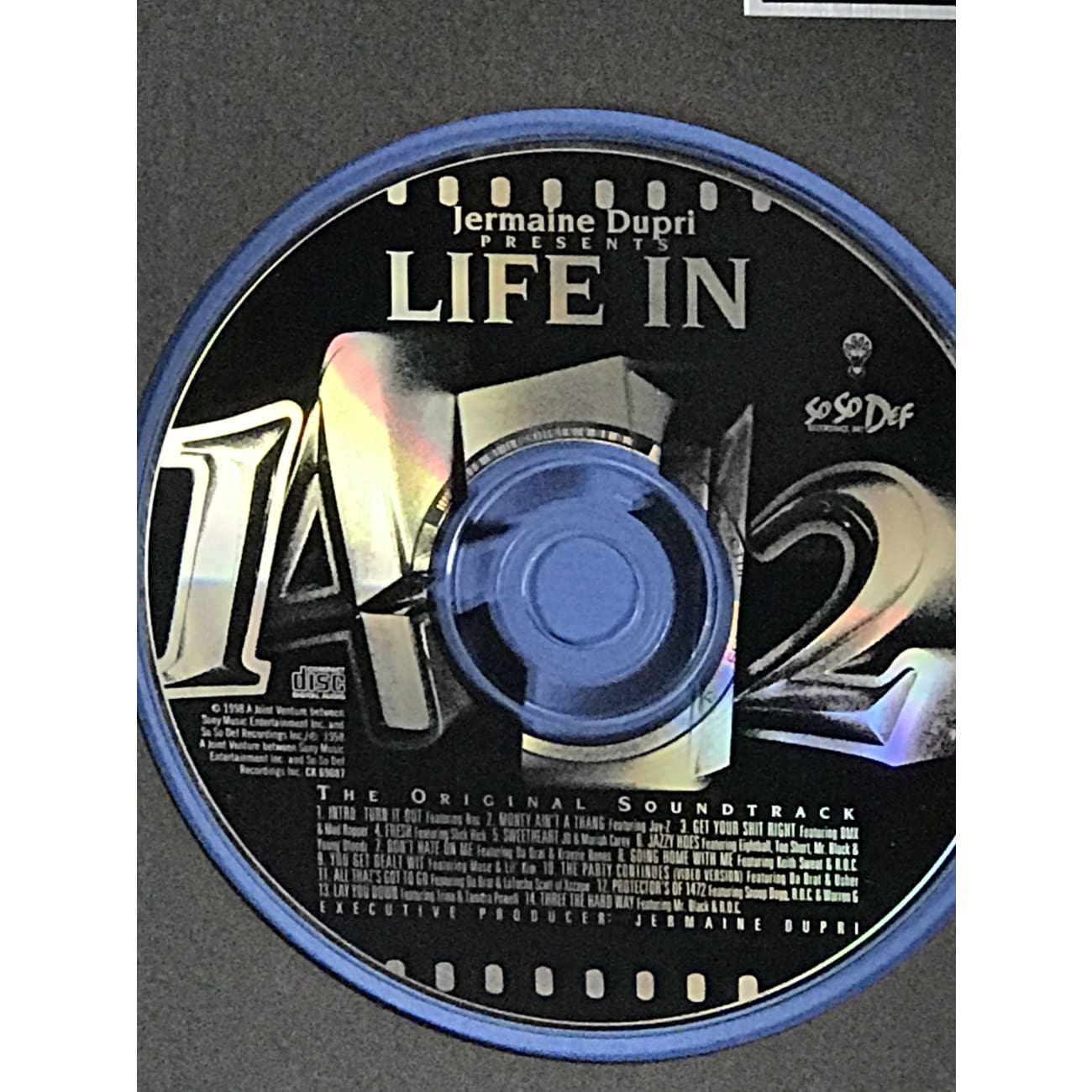 Jermaine Dupri Life In 1472 RIAA Platinum Album Award - Limited Edition Music Collectible for Fans & Display - Perfect for Home Decor, Music Memorabilia Collections & Gift for Hip-Hop Lovers