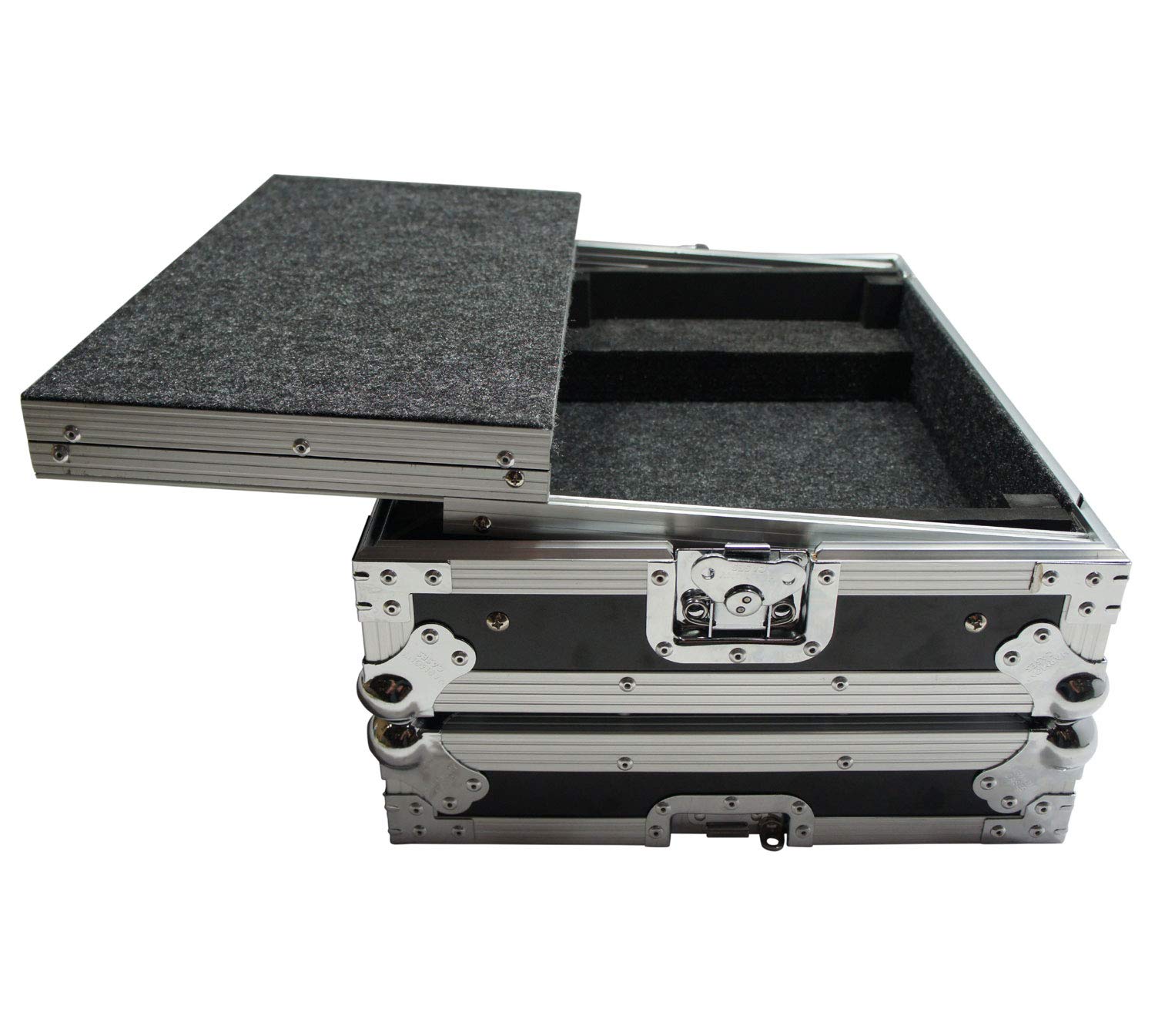 Harmony Audio HCDNMC6000LT Flight Glide Laptop Stand DJ Case - Compatible with Denon DN-MC3000 Mixer | Perfect for DJs, Music Producers & Live Performances