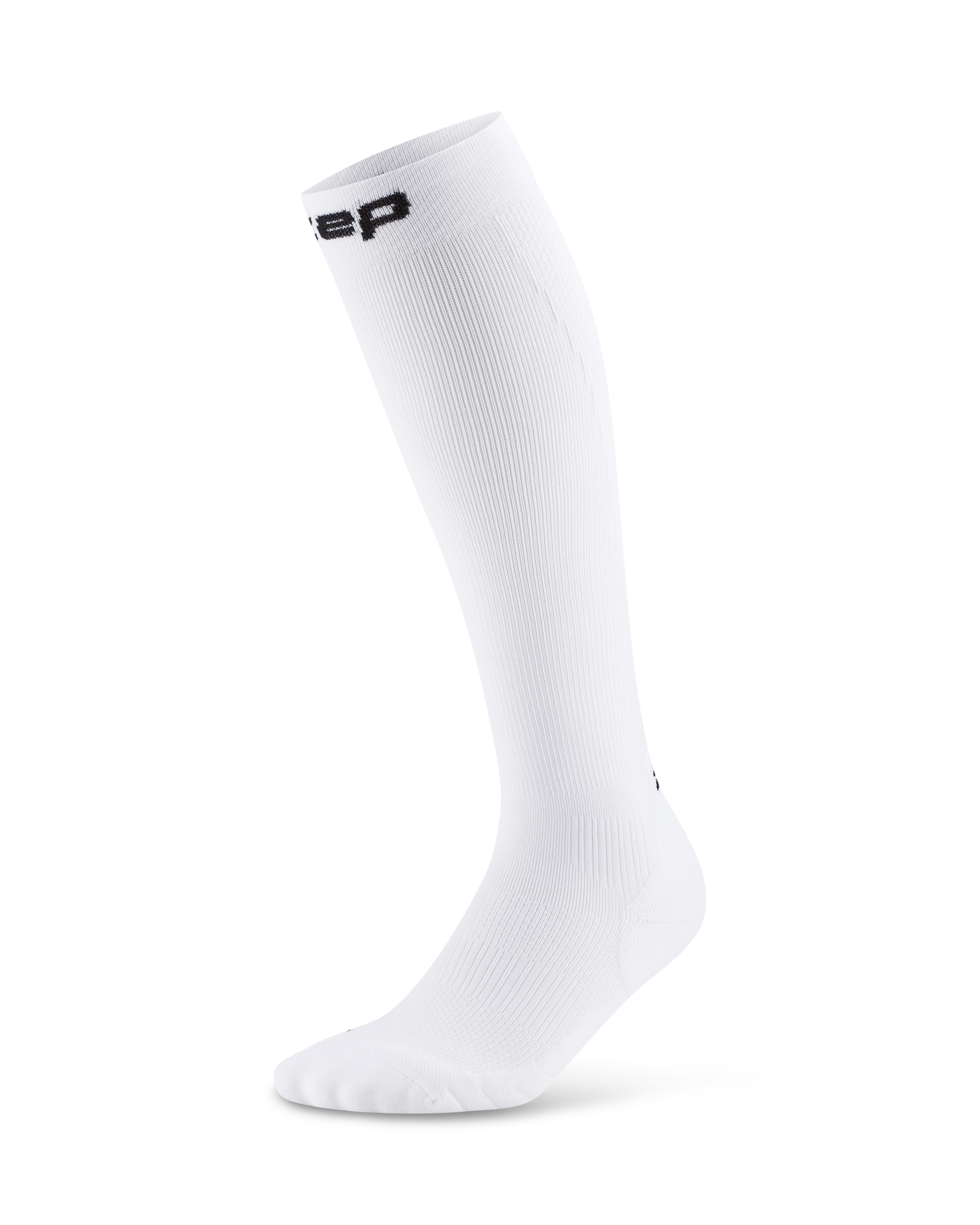 Men's Core Run Tall Socks 5.0 - White Performance Running Socks for Men - Moisture Wicking & Breathable Athletic Socks - Ideal for Marathon, Jogging & Workout