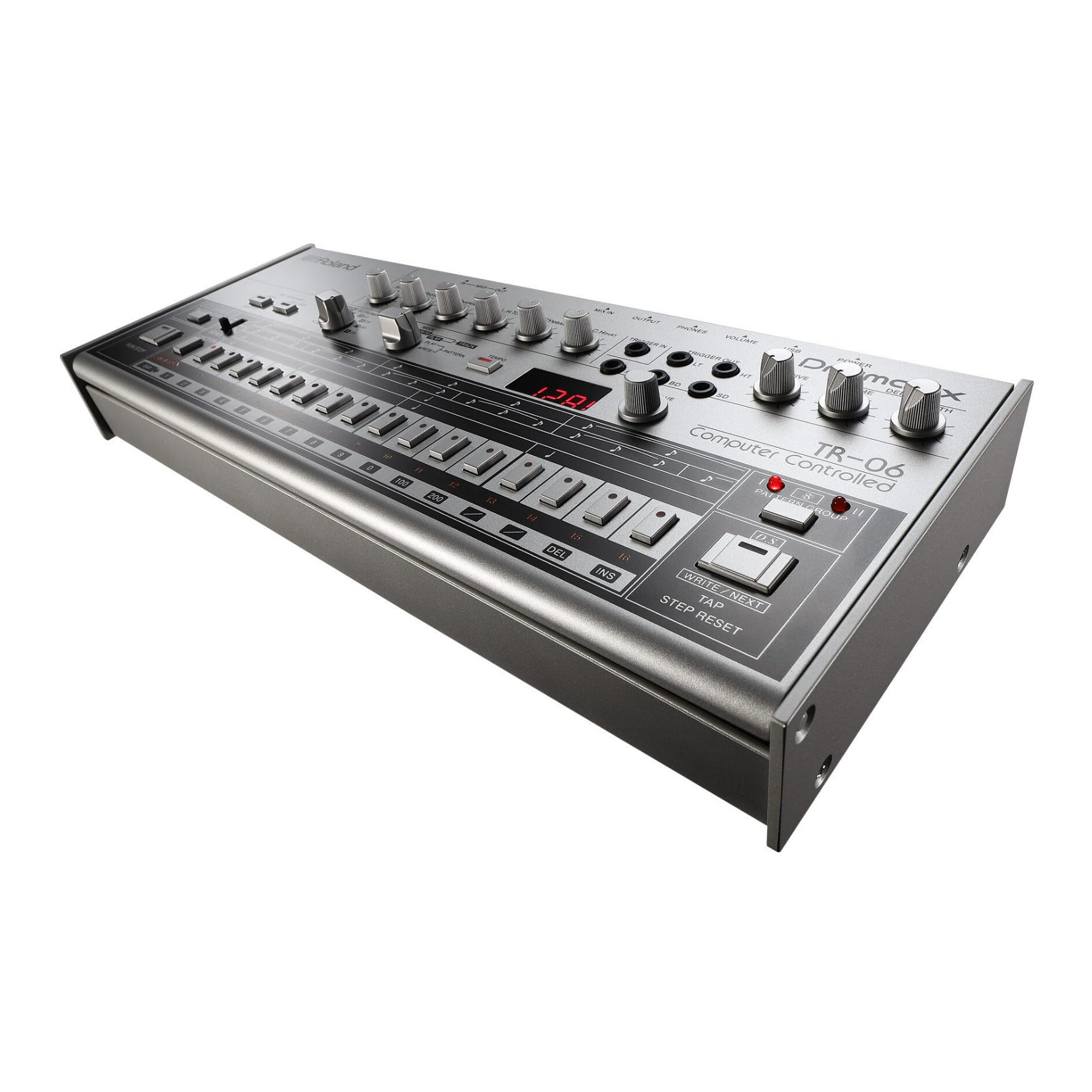 Roland TR-06 Boutique Compact Drum Machine with Modern Upgrades - Portable Electronic Drum Kit for Music Production, Live Performance & Studio Recording