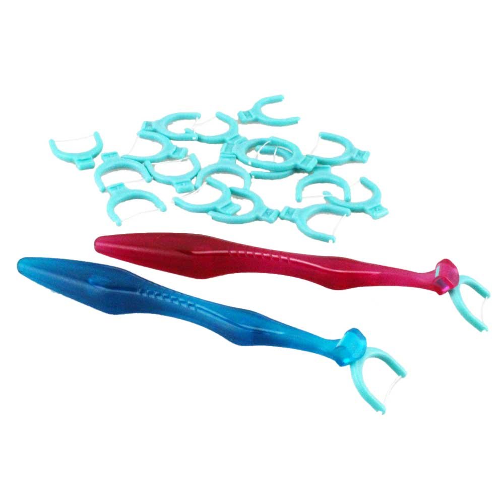 Dental Flosser with 270 Disposable Heads - Oral Cleaner & Floss Handle Holder for Teeth Cleaning | Perfect for Travel, Home & Office Use
