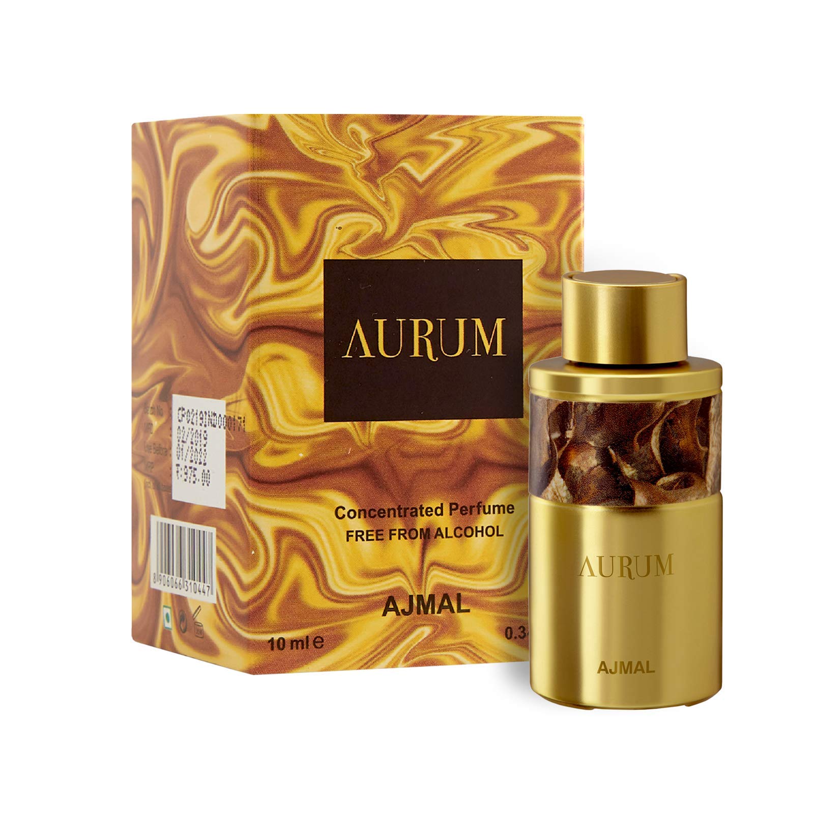 Ajmal Kuro EDP 90ml - Aromatic Spicy Perfume for Men | Aurum Concentrated Perfume Oil 10ml - Fruity Floral Alcohol-Free Attar for Women | Luxury Fragrance Gift Set for Date Night & Special Occasions