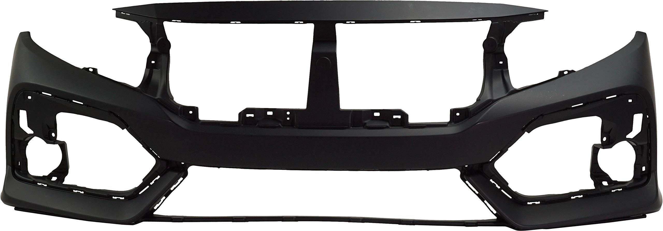 Garage-Pro Front Bumper Cover for 2017-2020 Honda Civic (EX/LX Hatchback) - CAPA Certified, Primed Replacement Part - Perfect for Collision Repair & Car Restoration Projects
