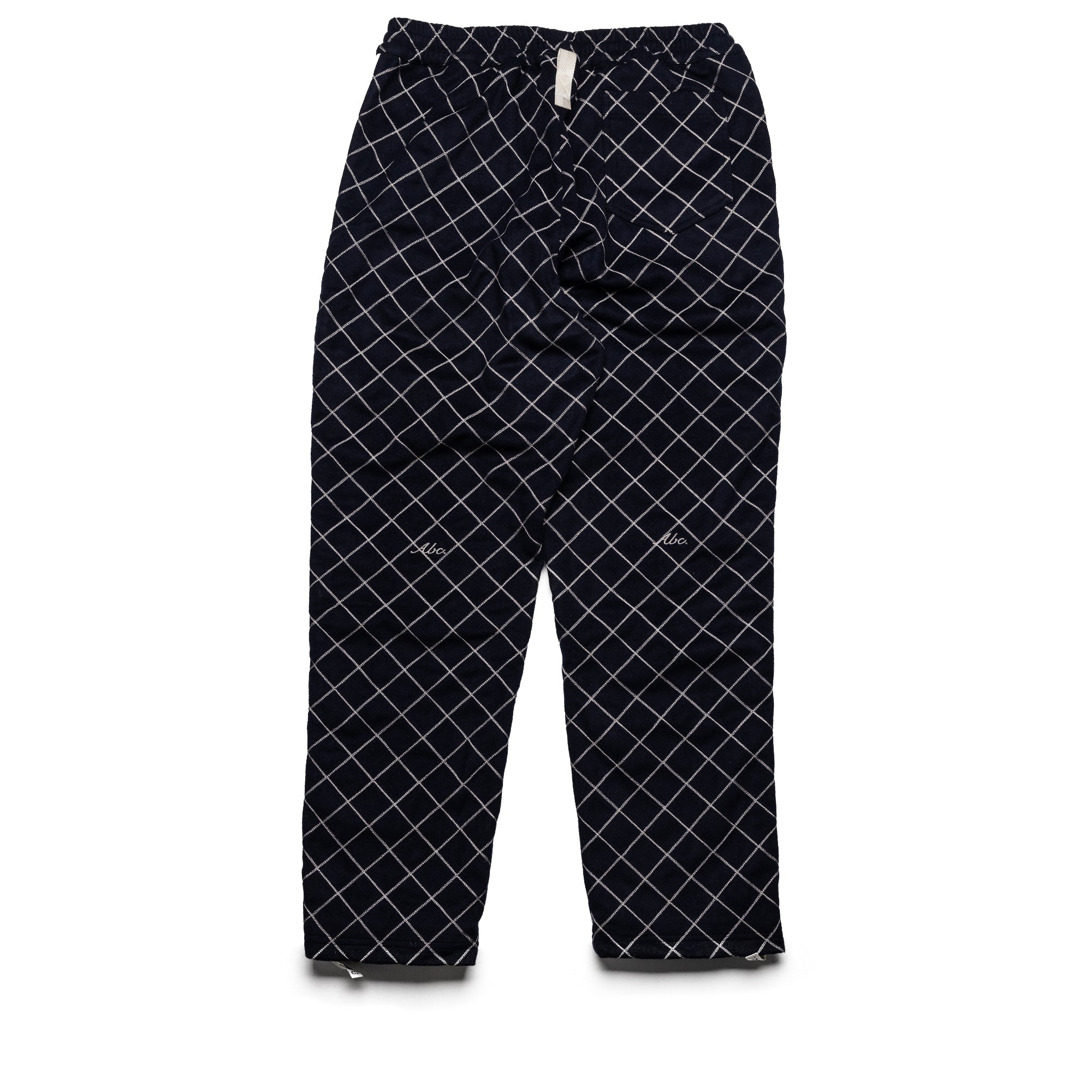 Premium Advisory Board Crystals Diamond Quilted Pants for Women - Navy Blue - Comfortable Lounge Pants for Yoga, Travel & Home Relaxation