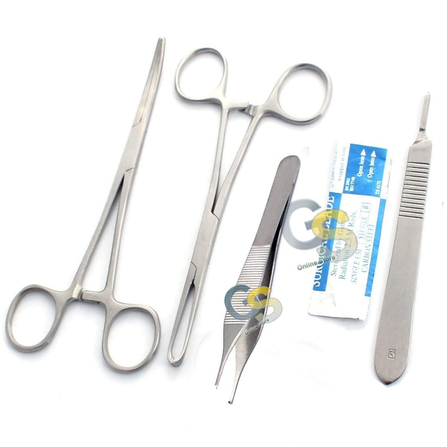 Premium Surgical Instrument Set - 4 PCS (CARMALT Forceps 6.25