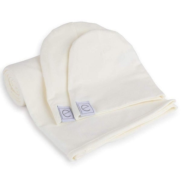 Ely's&Co. Jersey Cotton Swaddle Set - Soft Baby Swaddle Blankets for Newborns, Breathable & Stretchy for Comfortable Sleep, Perfect for Nursery, Travel & Photo Shoots