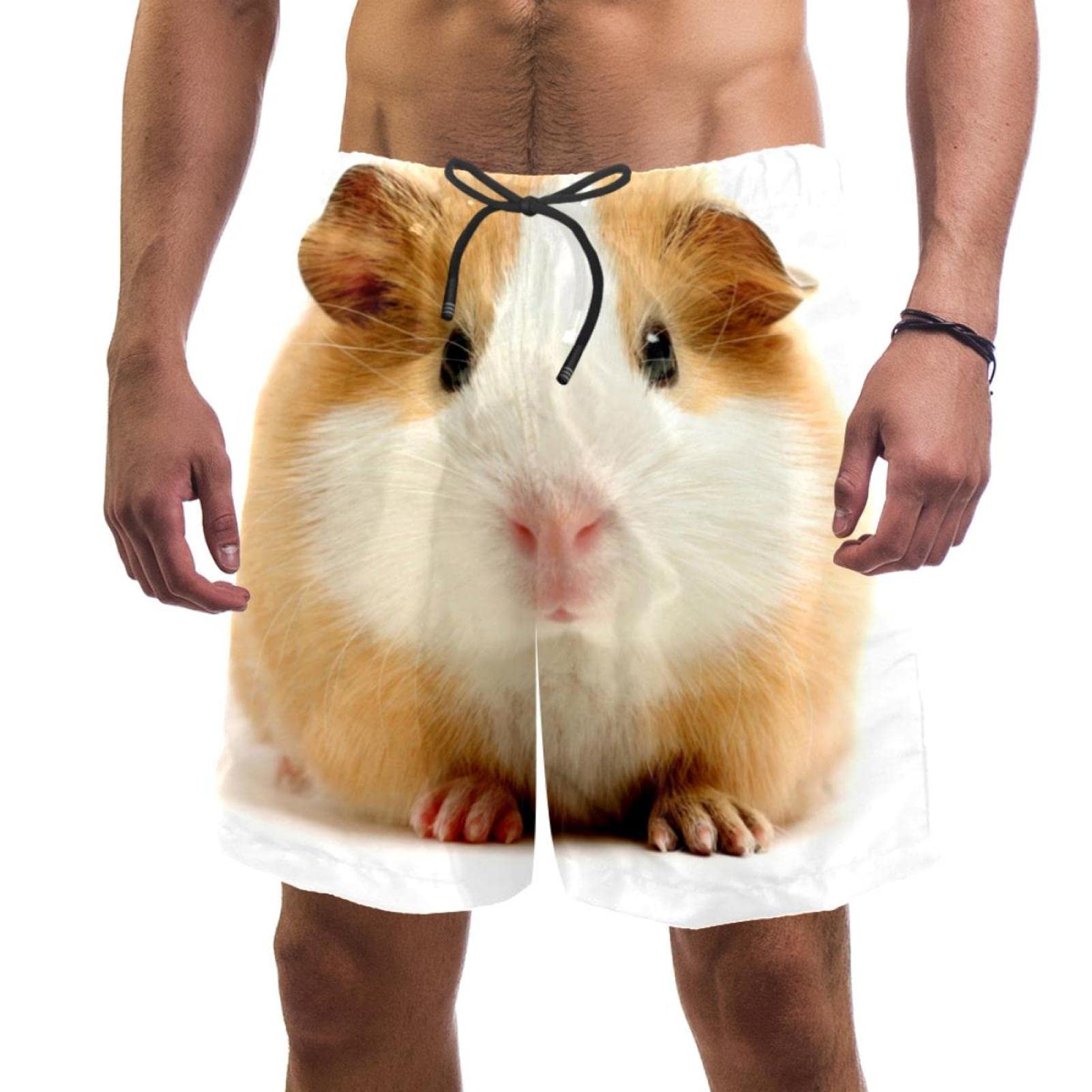 **Quick-Dry Men's Swim Trunks with Pockets - Stylish Beach Shorts for Swimming & Vacation - Perfect for Pool, Beach & Outdoor Activities**