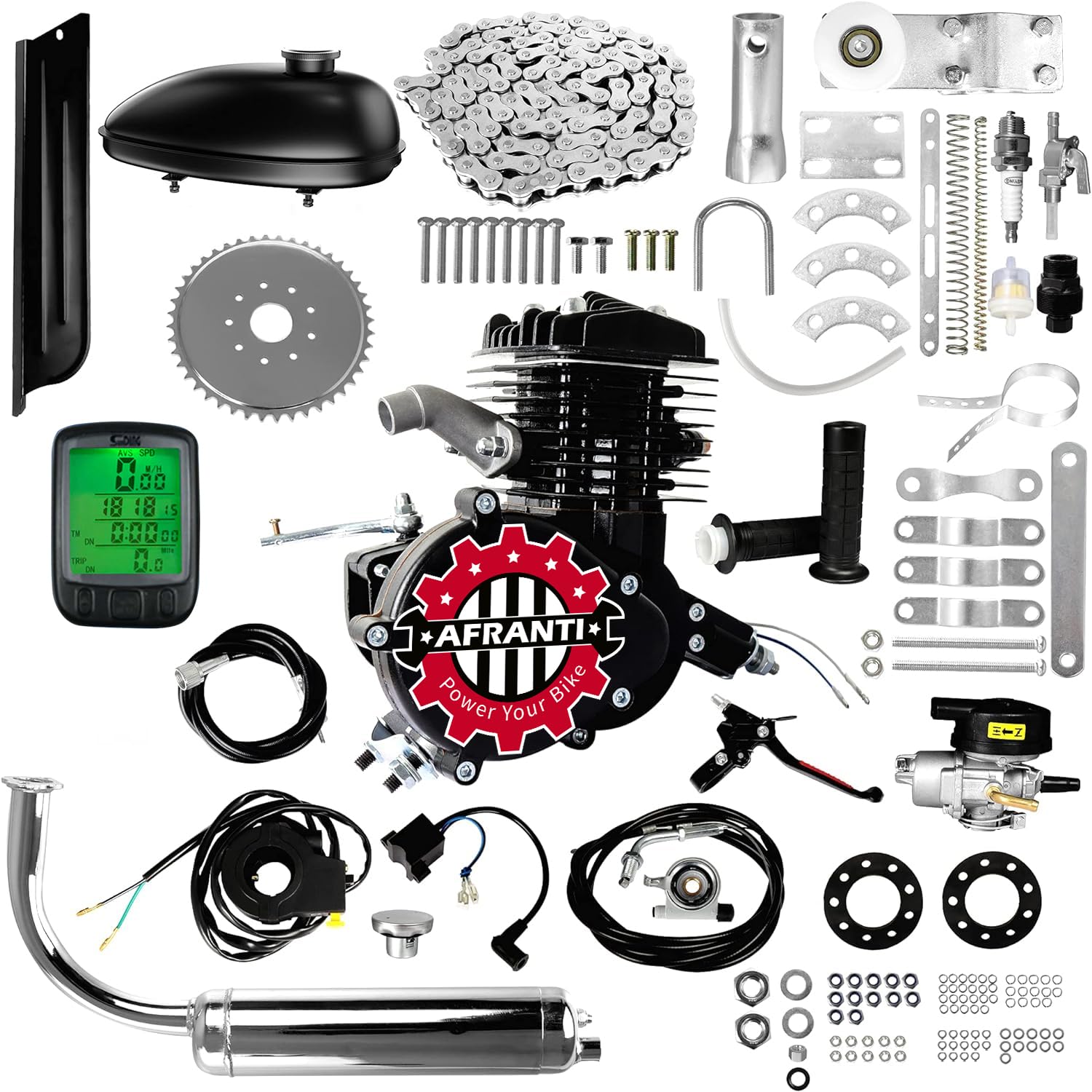 80cc 2-Stroke Bicycle Engine Kit - Motorized Bike Conversion Kit for 26