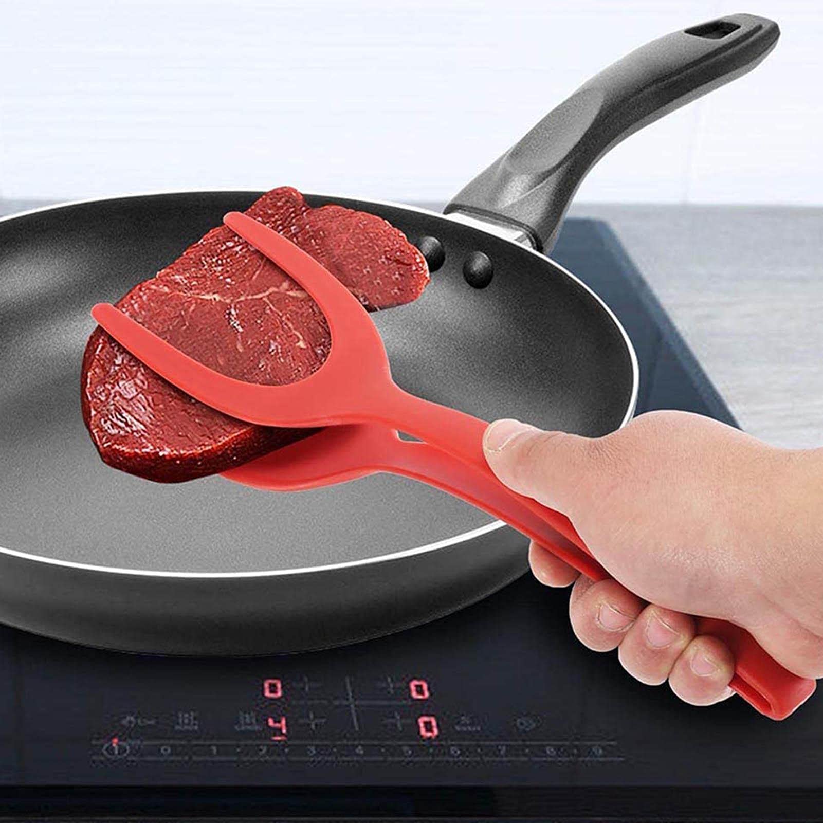 2 in 1 Non-Stick Nylon Spatula - Egg Turner & Pancake Flipper for Cooking - Perfect for Omelets, French Toast & Fried Eggs - Essential Kitchen Tool for Home Chefs