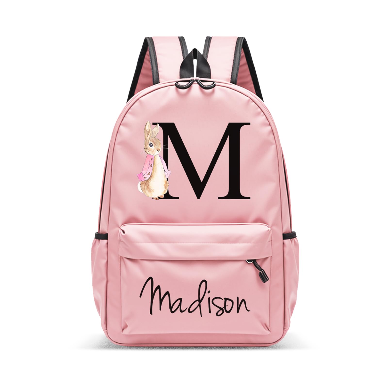 Custom Personalized Kids Backpack with Name - Rabbit Design School Backpack for Boys & Girls, Laptop Backpack for Travel & School Supplies | Perfect for School, Travel & Daily Use