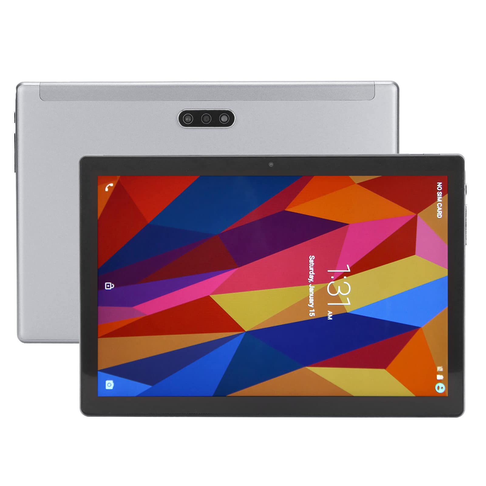 10.1 Inch Android 11 Tablet with 5G WiFi Calling - 6GB RAM 128GB ROM, 8-Core CPU, Dual SIM, Bluetooth 5.0, GPS, AM/FM Radio - Perfect for Work, Travel & Entertainment