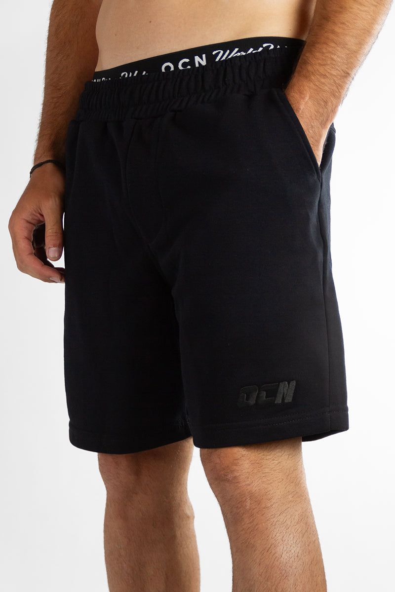 Bermuda Ocean Sport Black X2 - Men's Quick-Dry Swim Trunks for Beach, Pool & Water Sports