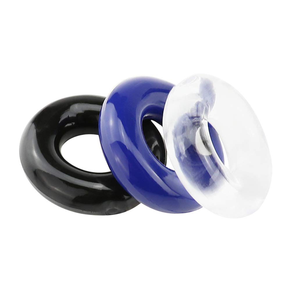 10 PCS Premium Stretchy Cock Rings for Men - Erection Enhancer & Delay Control Sex Toy - Perfect for Couples Play, Solo Use & Intimate Moments